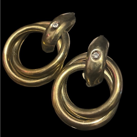 2/$30 Elegant Gold-tone Pierced Fashion Earrings - Picture 8 of 8